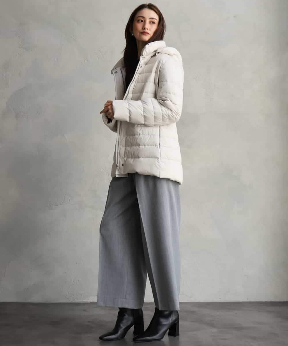FMVBG40570 MICHEL KLEIN(ミッシェルクラン) [定番人気]ストレッチダウンジャケット ネイビー