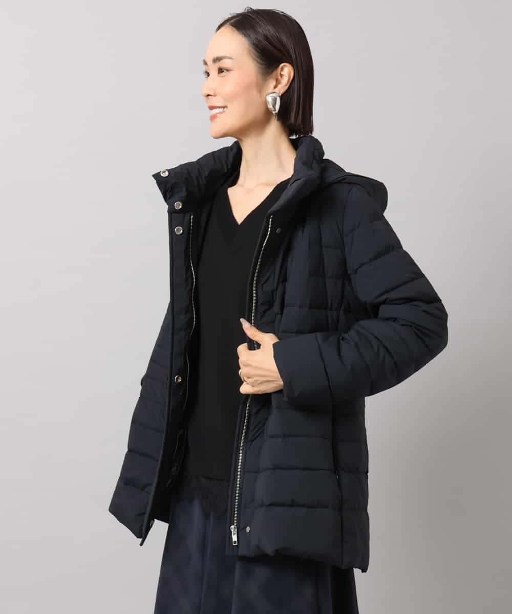 FMVBG40570 MICHEL KLEIN(ミッシェルクラン) [定番人気]ストレッチダウンジャケット ネイビー
