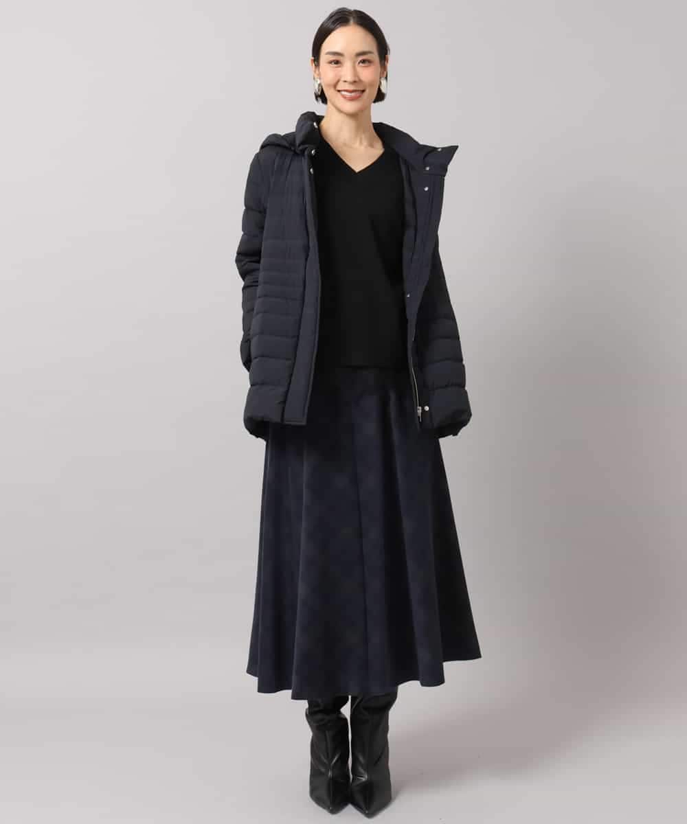 FMVBG40570 MICHEL KLEIN(ミッシェルクラン) [定番人気]ストレッチダウンジャケット ネイビー