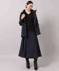 FMVBG40570 MICHEL KLEIN(ミッシェルクラン) [定番人気]ストレッチダウンジャケット ネイビー