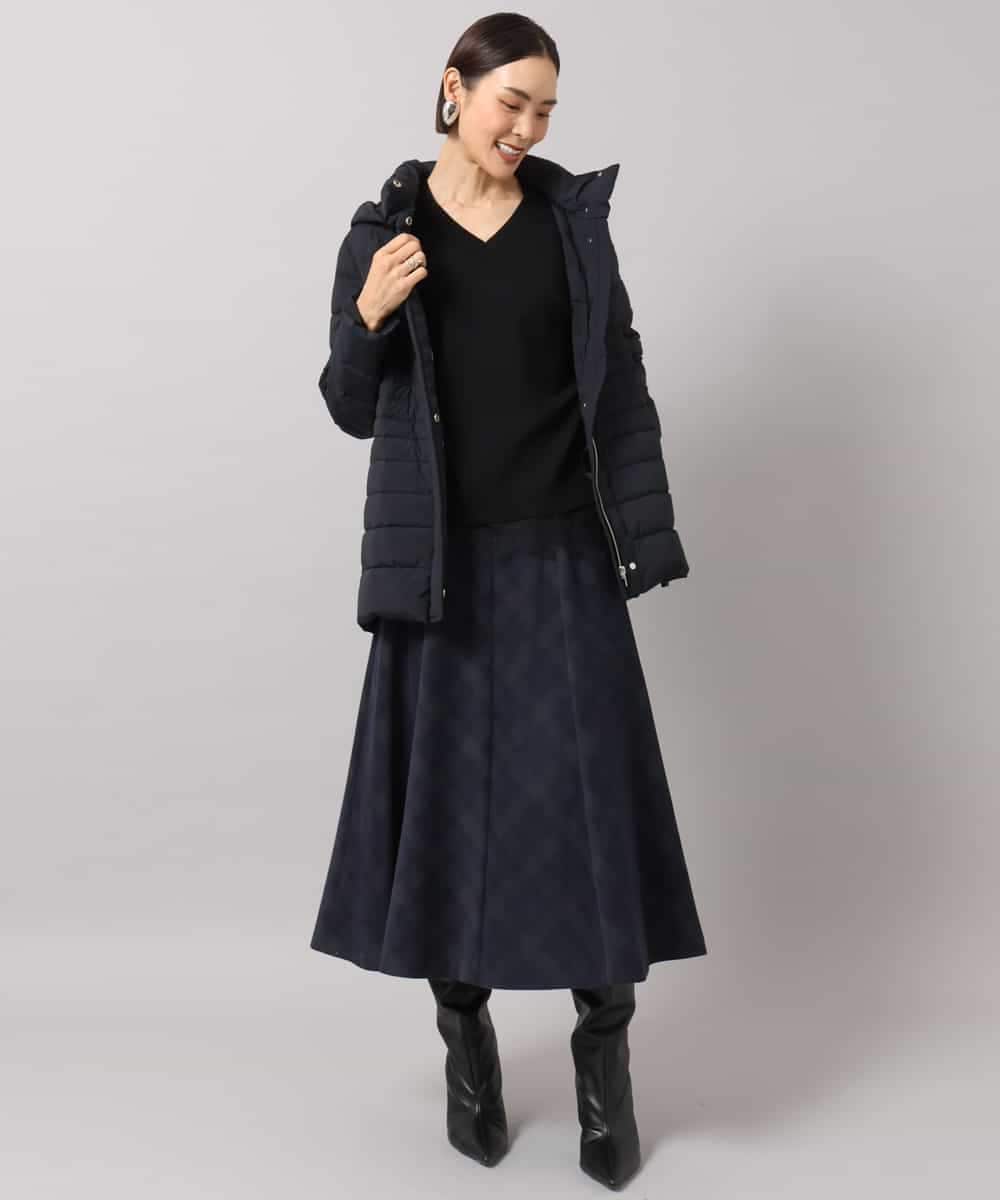 FMVBG40570 MICHEL KLEIN(ミッシェルクラン) [定番人気]ストレッチダウンジャケット ネイビー