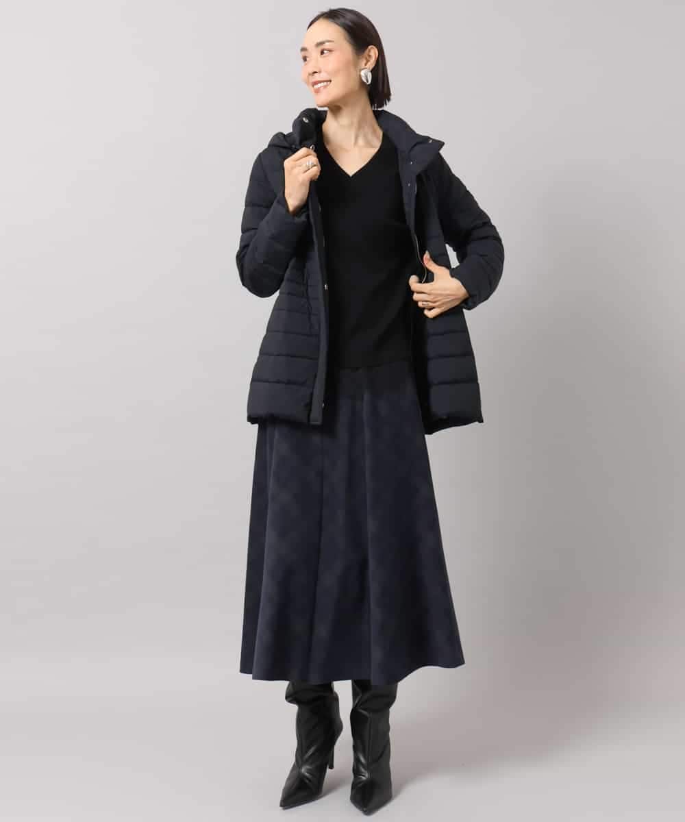 FMVBG40570 MICHEL KLEIN(ミッシェルクラン) [定番人気]ストレッチダウンジャケット ネイビー