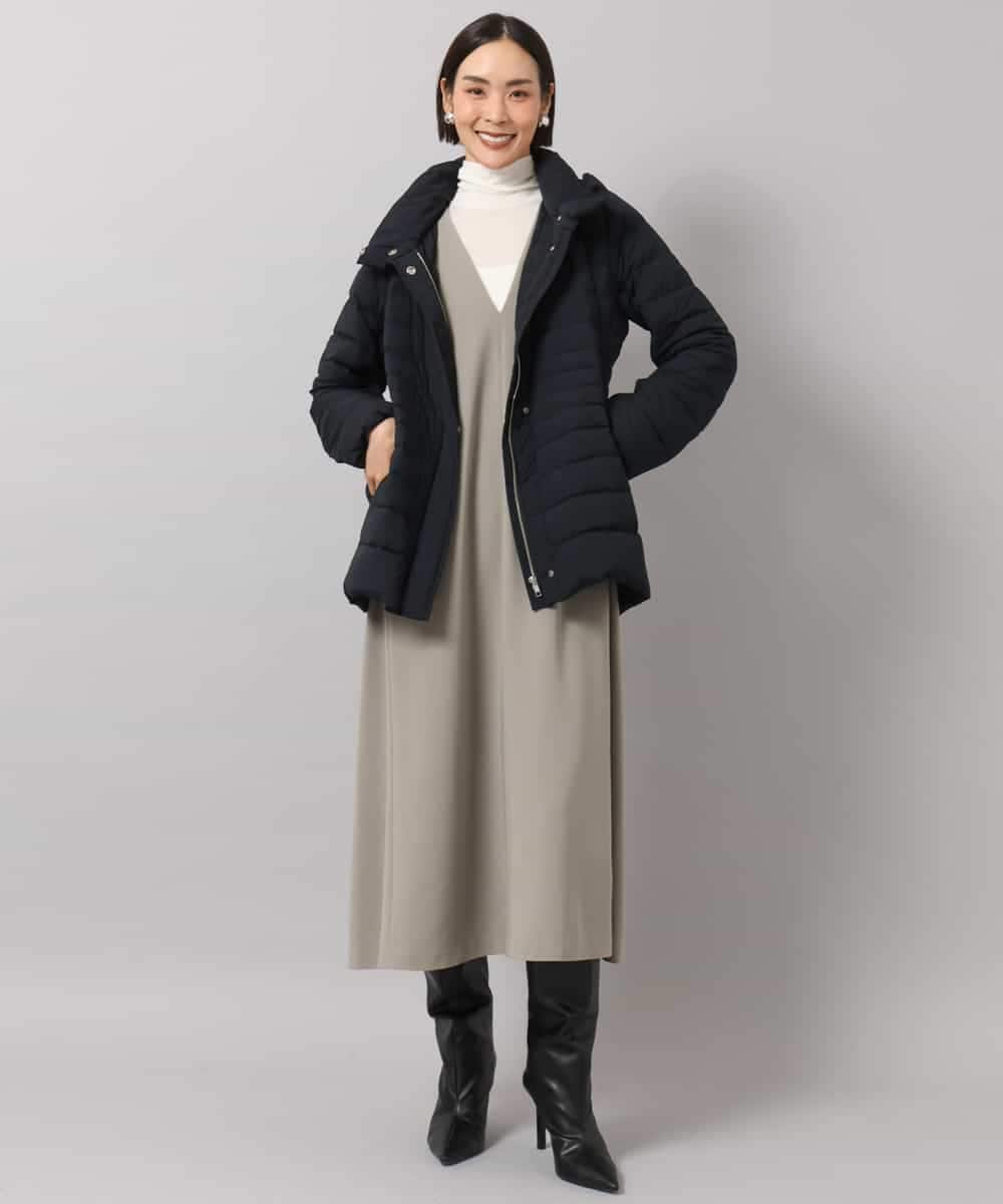 FMVBG40570 MICHEL KLEIN(ミッシェルクラン) [定番人気]ストレッチダウンジャケット ネイビー