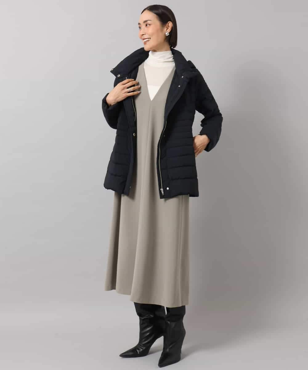 FMVBG40570 MICHEL KLEIN(ミッシェルクラン) [定番人気]ストレッチダウンジャケット ネイビー