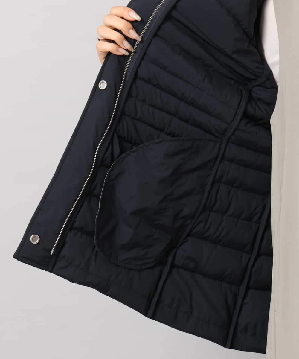 FMVBG40570 MICHEL KLEIN(ミッシェルクラン) [定番人気]ストレッチダウンジャケット ネイビー
