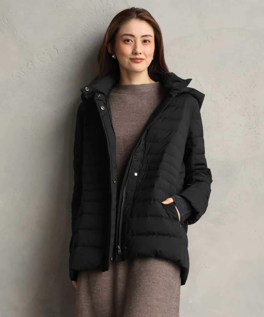 FMVBG40570 MICHEL KLEIN(ミッシェルクラン) [定番人気]ストレッチダウンジャケット ブラック
