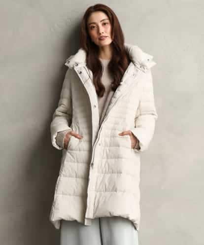 FMVBG41610 MICHEL KLEIN [定番人気]ストレッチロングダウンコート