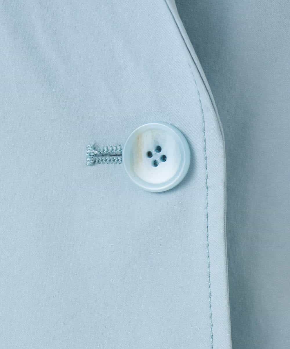 FOVFD10300 MK MICHEL KLEIN(MK ミッシェルクラン) [撥水/洗える]トレンチディティールロングコート ライトブルー