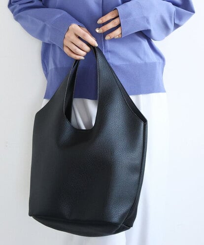 FR5GD02110 MK MICHEL KLEIN [A4収納可]リングチャーム付きトートバッグ