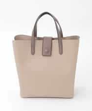 FR5GD04120 MK MICHEL KLEIN(MK ミッシェルクラン) 2wayスクエアトートバッグ ベージュ