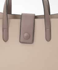 FR5GD04120 MK MICHEL KLEIN(MK ミッシェルクラン) 2wayスクエアトートバッグ ブラック