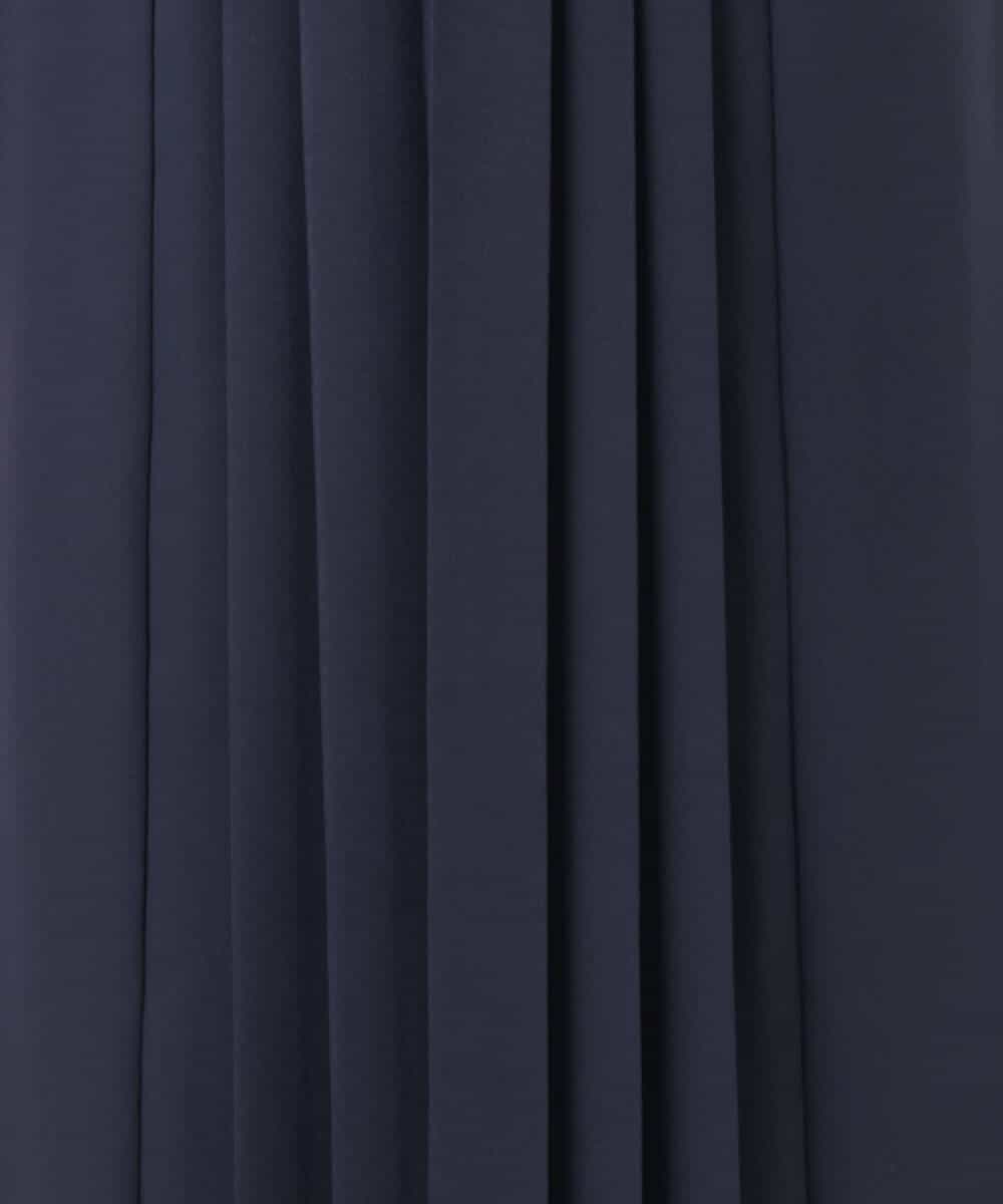 FUEDD03230 MK MICHEL KLEIN(MK ミッシェルクラン) [洗える]サテンジョーゼット プリーツワンピース ライトグレー