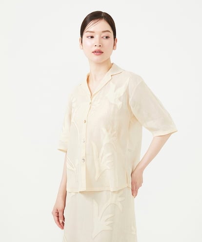 GBBHD03540  アップリケシアーシャツ
