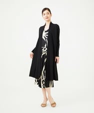 GBEAG01700 Sybilla(シビラ) フラワーシルエットプリントドレス ブラック