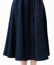 GBEGF06600 Sybilla(シビラ) 【再入荷】ステッチデニムドレス ネイビー