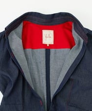 GBEGF06600 Sybilla(シビラ) 【再入荷】ステッチデニムドレス ネイビー