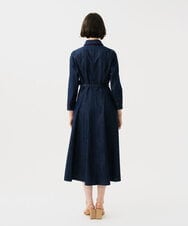GBEGF06600 Sybilla(シビラ) 【再入荷】ステッチデニムドレス ネイビー