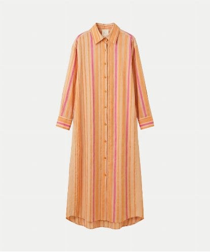 GBEHV24990 Sybilla 【ドラマ着用】リボンストライプシャツドレス