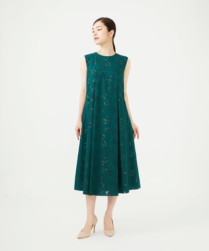 GBEJE80700 Sybilla オパールフラワータックドレス