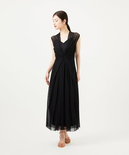 GBEZA05110  コットンチュールドレス