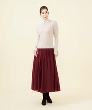 GBFAB04330 Sybilla(シビラ) 【メディア着用】レイヤード風タートルプルオーバー ライトベージュ