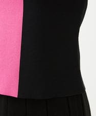 GBFAG01450 Sybilla(シビラ) 【メディア着用】カラーブロックニット ピンク×ブラック