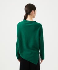 GBFCD01330 Sybilla(シビラ) アシンメトリーハイネックニット グリーン