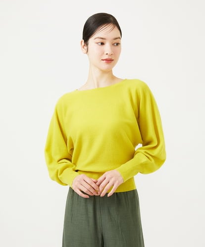 GBFED03450 Sybilla カシミヤドルマンスリーブニット