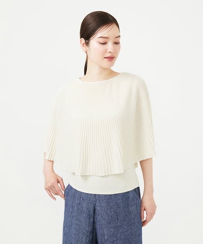GBFHD01330 Sybilla ケープデザインニット