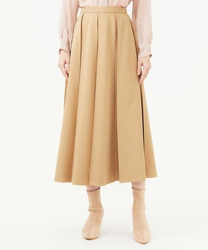 GBHAG33400 Sybilla ウールライクツイルプリーツスカート