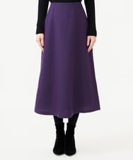 GBHAH06500 Sybilla(シビラ) ワッフルツイードスカート パープル