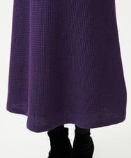 GBHAH06500 Sybilla(シビラ) ワッフルツイードスカート パープル