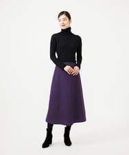 GBHAH06500 Sybilla(シビラ) ワッフルツイードスカート パープル