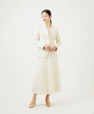 GBHEE01450 Sybilla(シビラ) ストレッチブークレースカート アイボリー