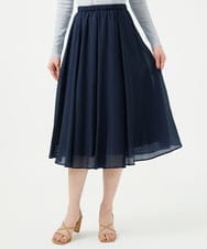 GBHGD42250 Sybilla(シビラ) シアークリンクルスカート ネイビー