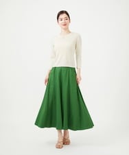 GBHGE01400 Sybilla(シビラ) トリアセリネンスカート グリーン