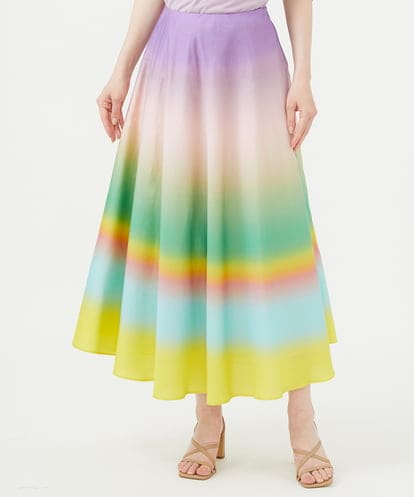 GBHHD01500 Sybilla オーラプリントスカート