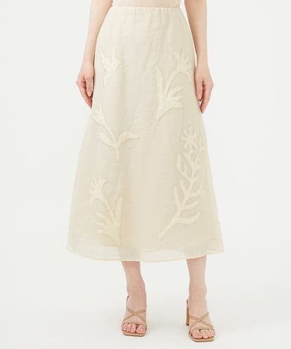 GBHHD03630 Sybilla アップリケシアースカート