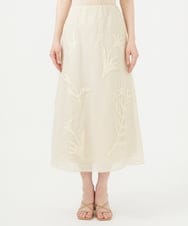 GBHHD03630 Sybilla(シビラ) アップリケシアースカート ベージュ