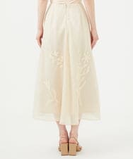 GBHHD03630 Sybilla(シビラ) アップリケシアースカート ベージュ