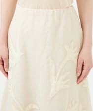 GBHHD03630 Sybilla(シビラ) アップリケシアースカート ベージュ
