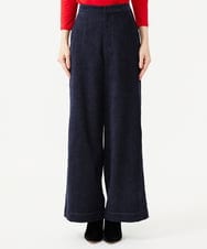 GBLAH35330 Sybilla(シビラ) モールデニムワイドパンツ ダークネイビー