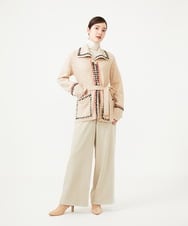 GBLAH35330 Sybilla(シビラ) モールデニムワイドパンツ ベージュ