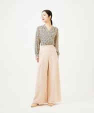 GBLEE01360 Sybilla(シビラ) フロントタックワイドパンツ ピンクベージュ