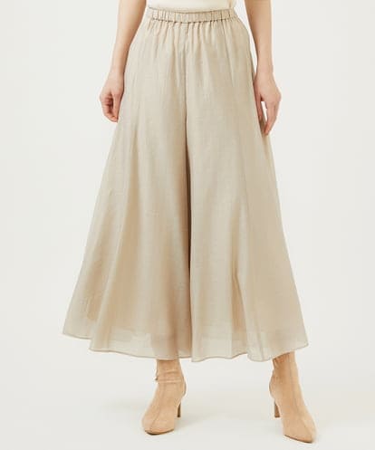 GBLEE42250 Sybilla シアークリンクルフレアパンツ