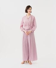GBLGD40360 Sybilla(シビラ) サテンタックパンツ ピンクラベンダー