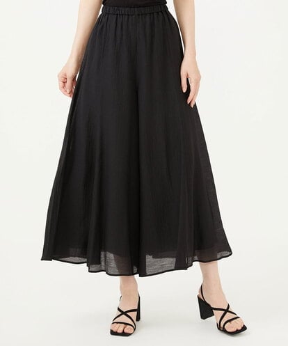 GBLJD42250 Sybilla シアークリンクルフレアパンツ