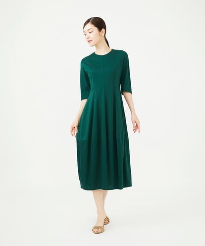 GBPJE35540 Sybilla コクーンシルエットジャージードレス