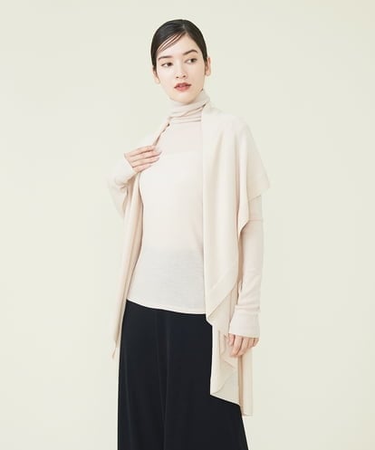 GBSAS06330 Sybilla ウールドレープニットジレ