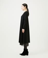 GBSED02500 Sybilla(シビラ) フレアロングカーディガン ブラック